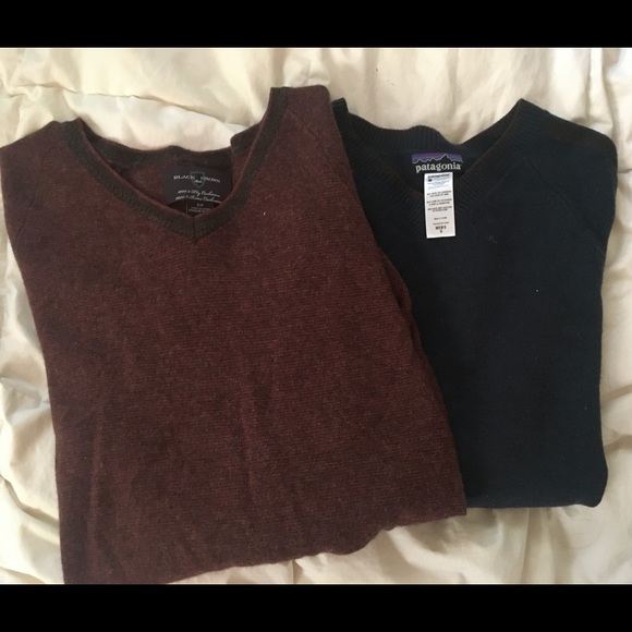 BlackBrown 1826Cashmere + Patagonia Sweater Bundle - Picture 1 of 5